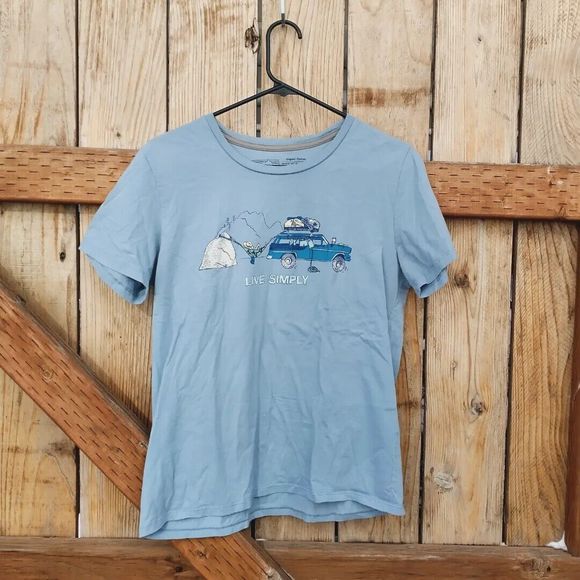 Patagonia Blue Short Sleeve Tee - Picture 1 of 3